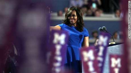 Michelle Obama en Convención Nacional Republicana y Democrata